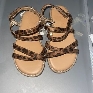 Brand new cheetah print Sandals from target